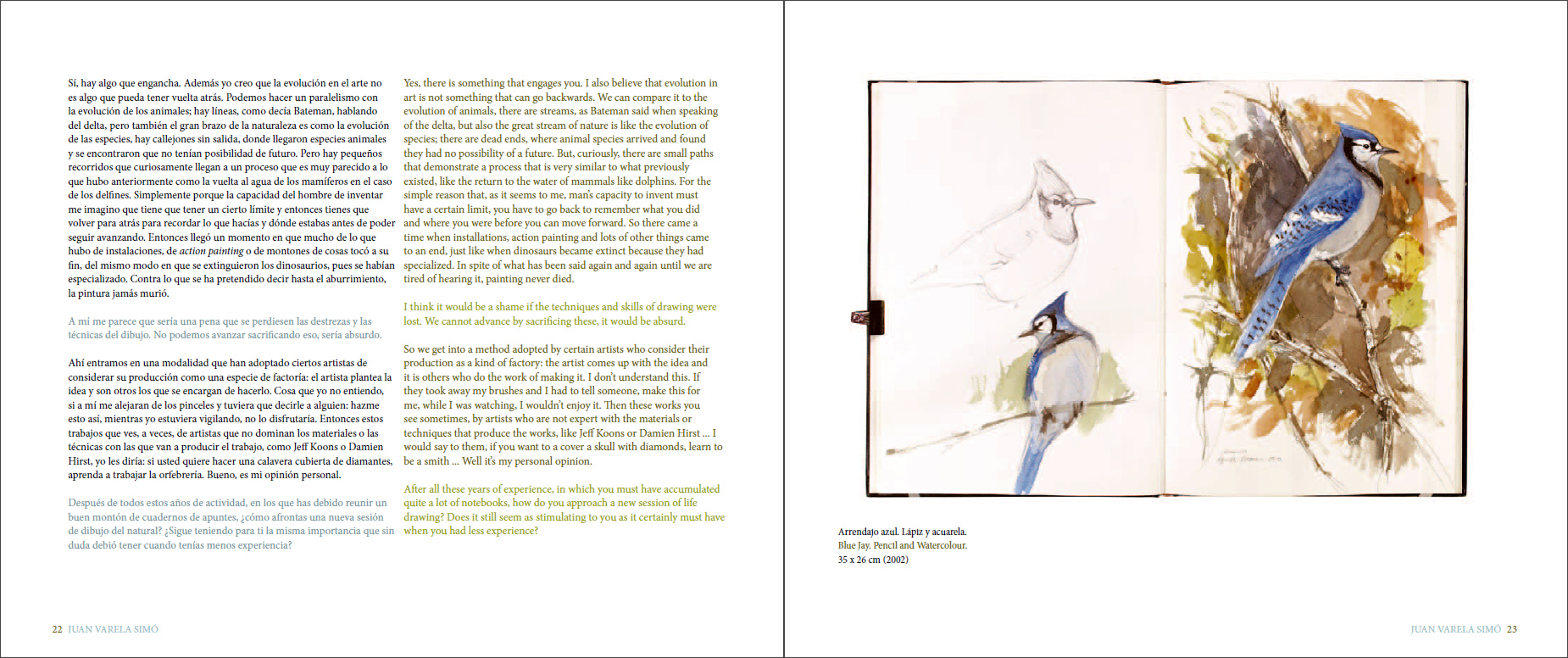 Sample page of La forma del viento / Shaped by the wind La forma del viento / Shaped by the wind sample page